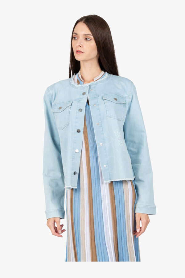 Jacke mit Rundhalsausschnitt – Bild 5