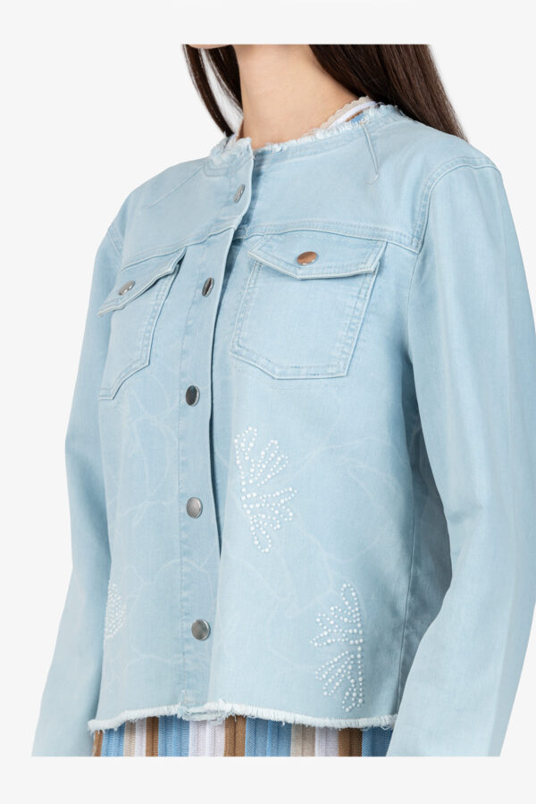 Jacke mit Rundhalsausschnitt – Bild 6