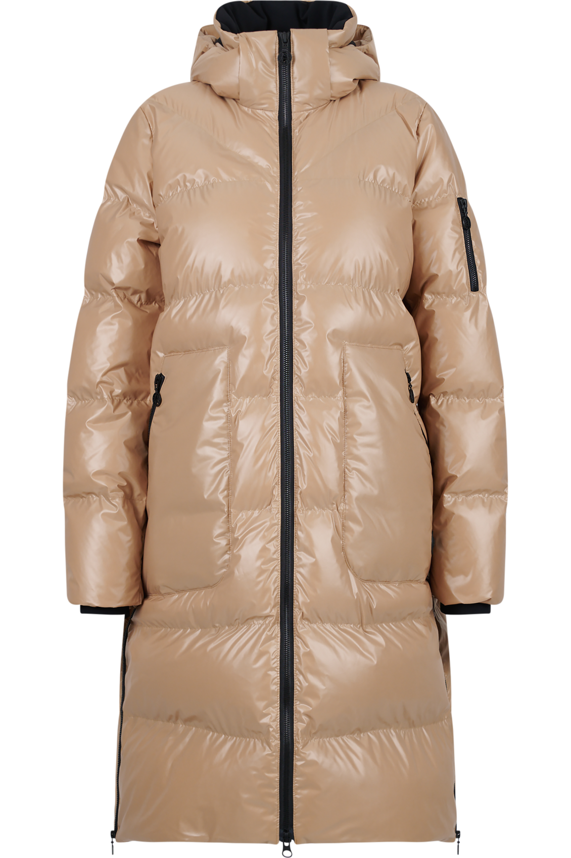 Daunenmantel mit grossen Taschen