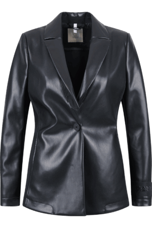 Blazer aus Kunstleder