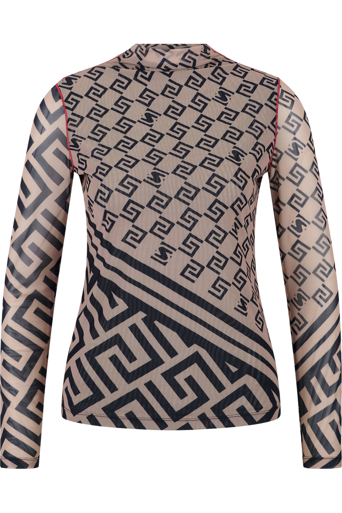 Doppellagiges Meshshirt