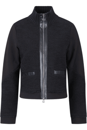 Sweatjacke aus Bouclé