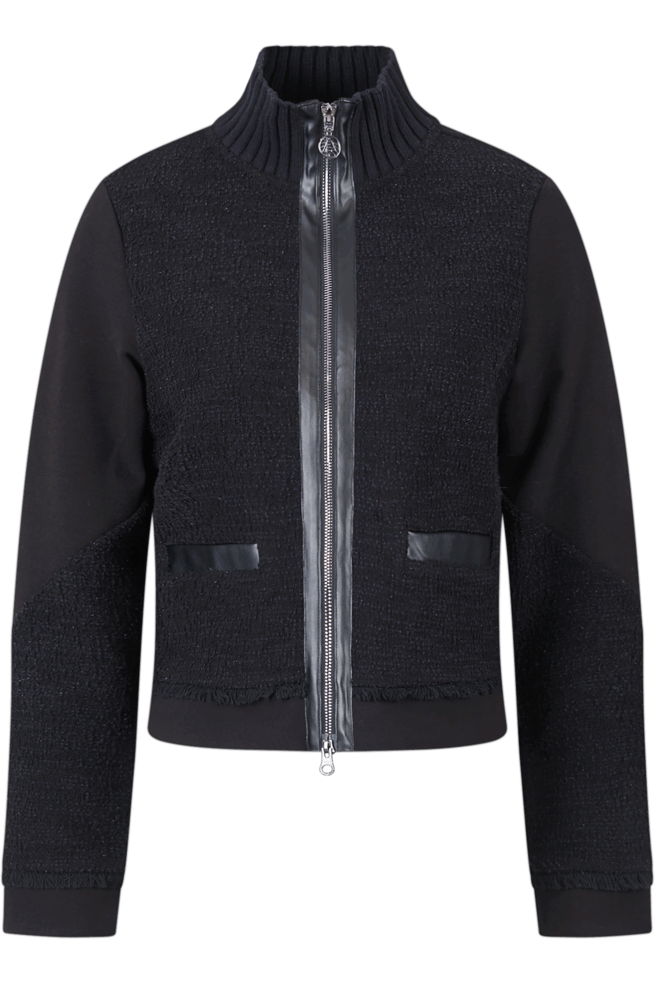 Sweatjacke aus Bouclé