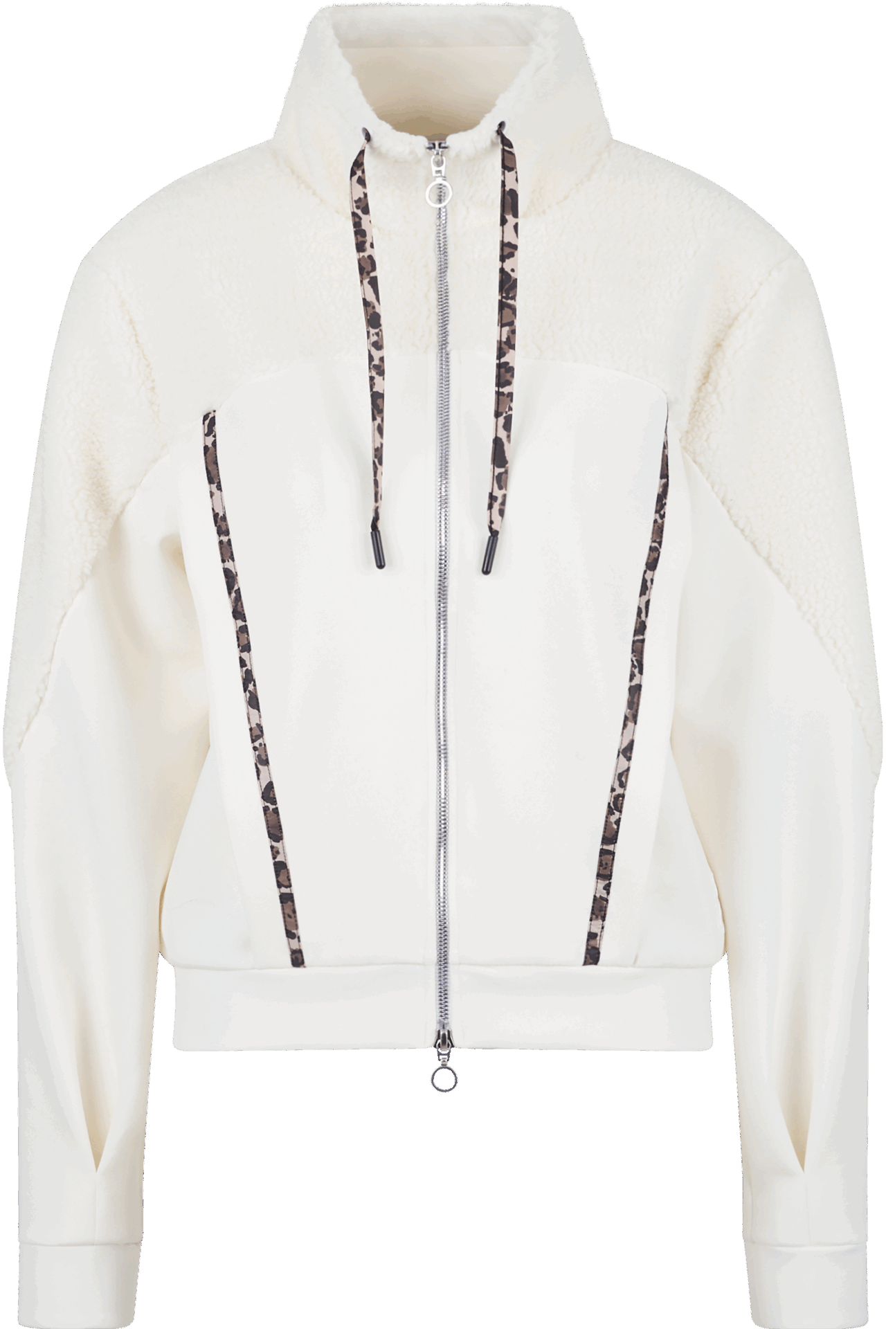 Sweatjacke mit Teddystoff