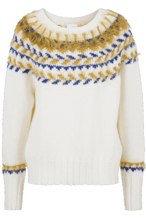 Strickpullover mit Norweger-Muster