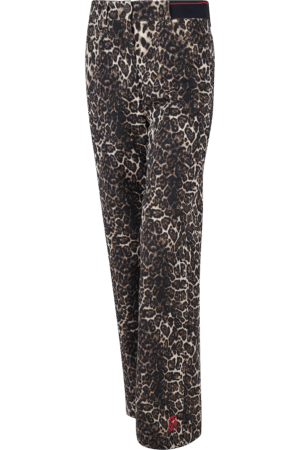 Hose aus Leo Jacquard