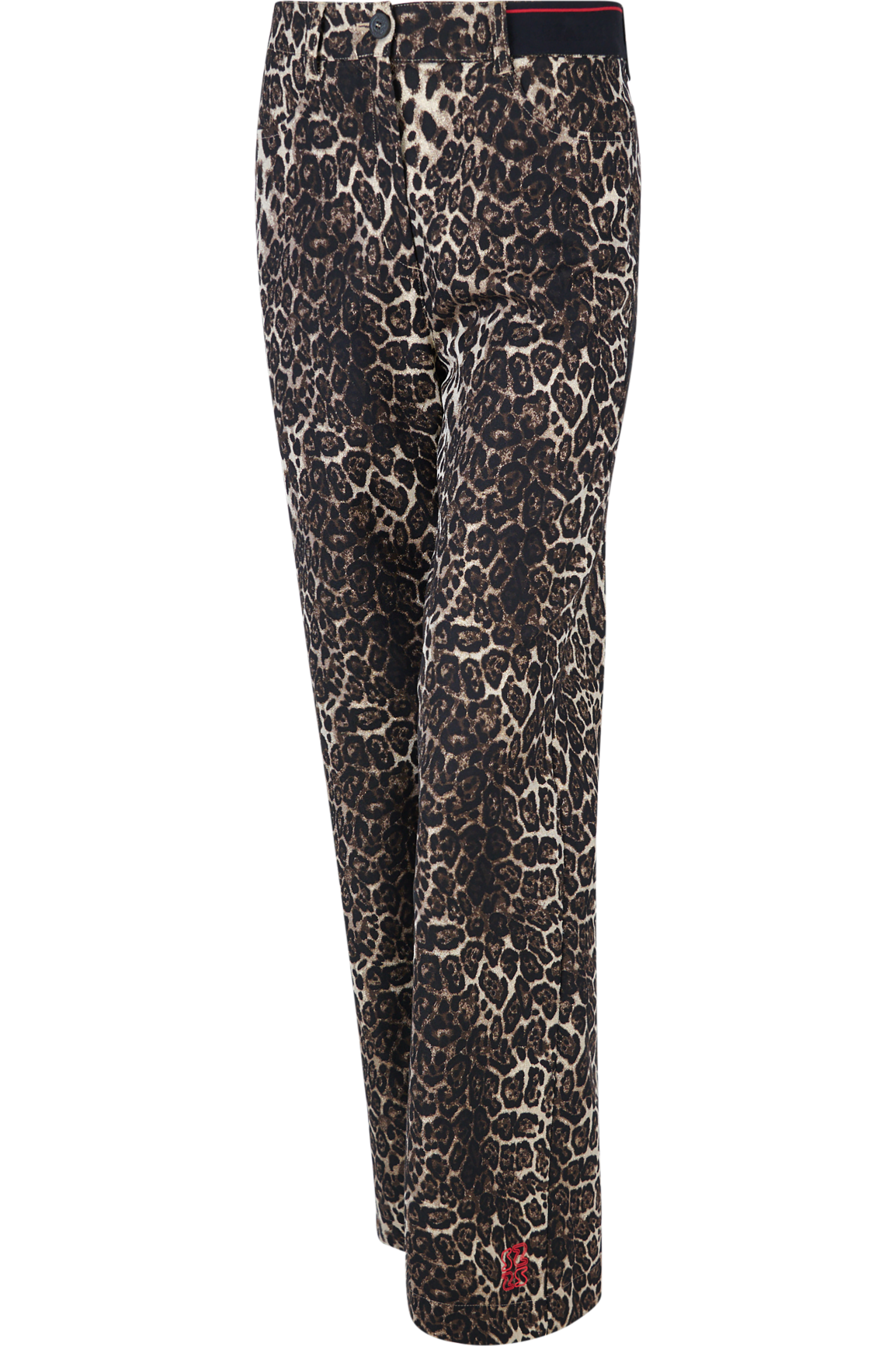 Hose aus Leo Jacquard