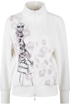 Sweatjacke mit Print