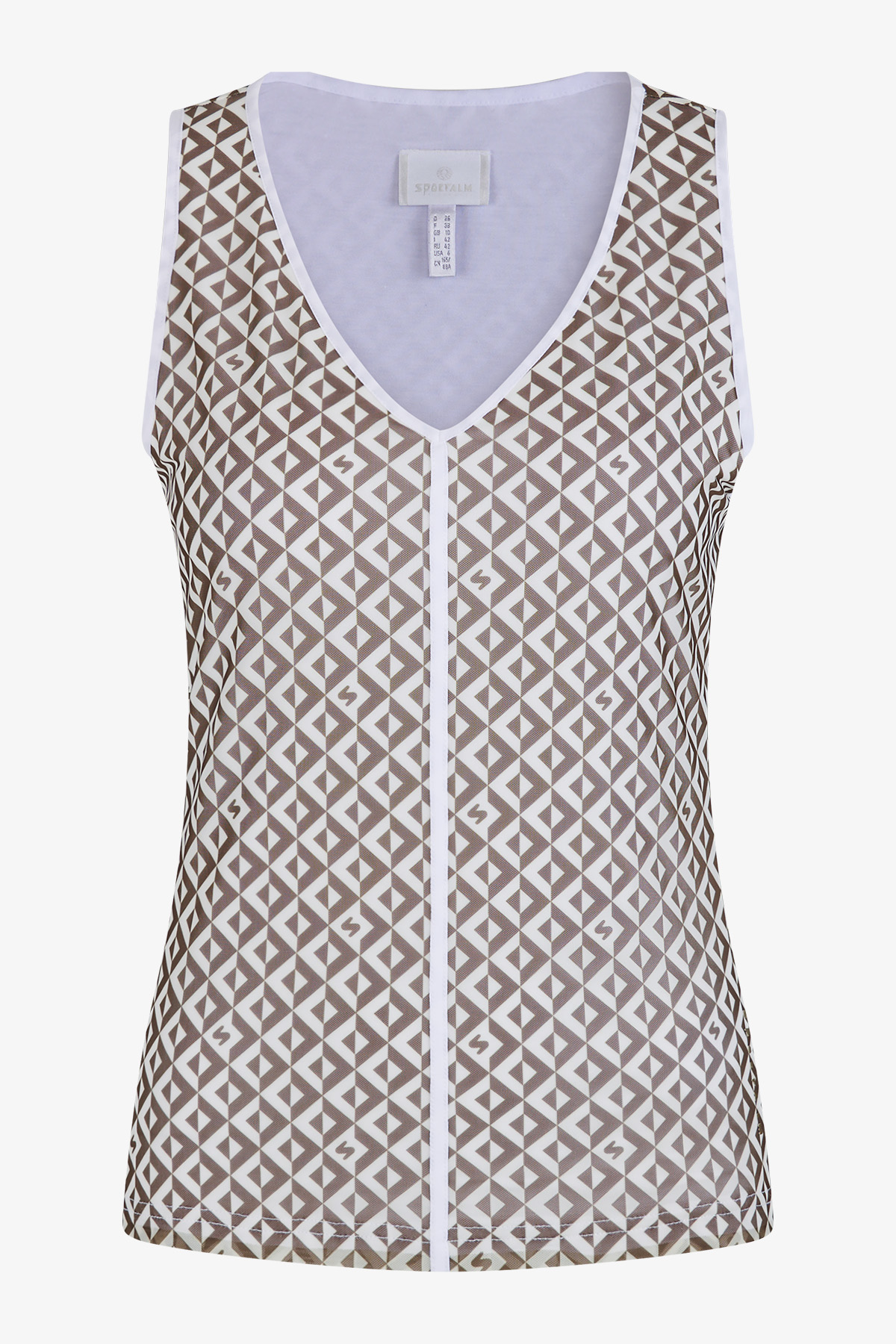 Ärmelloses Top mit Print